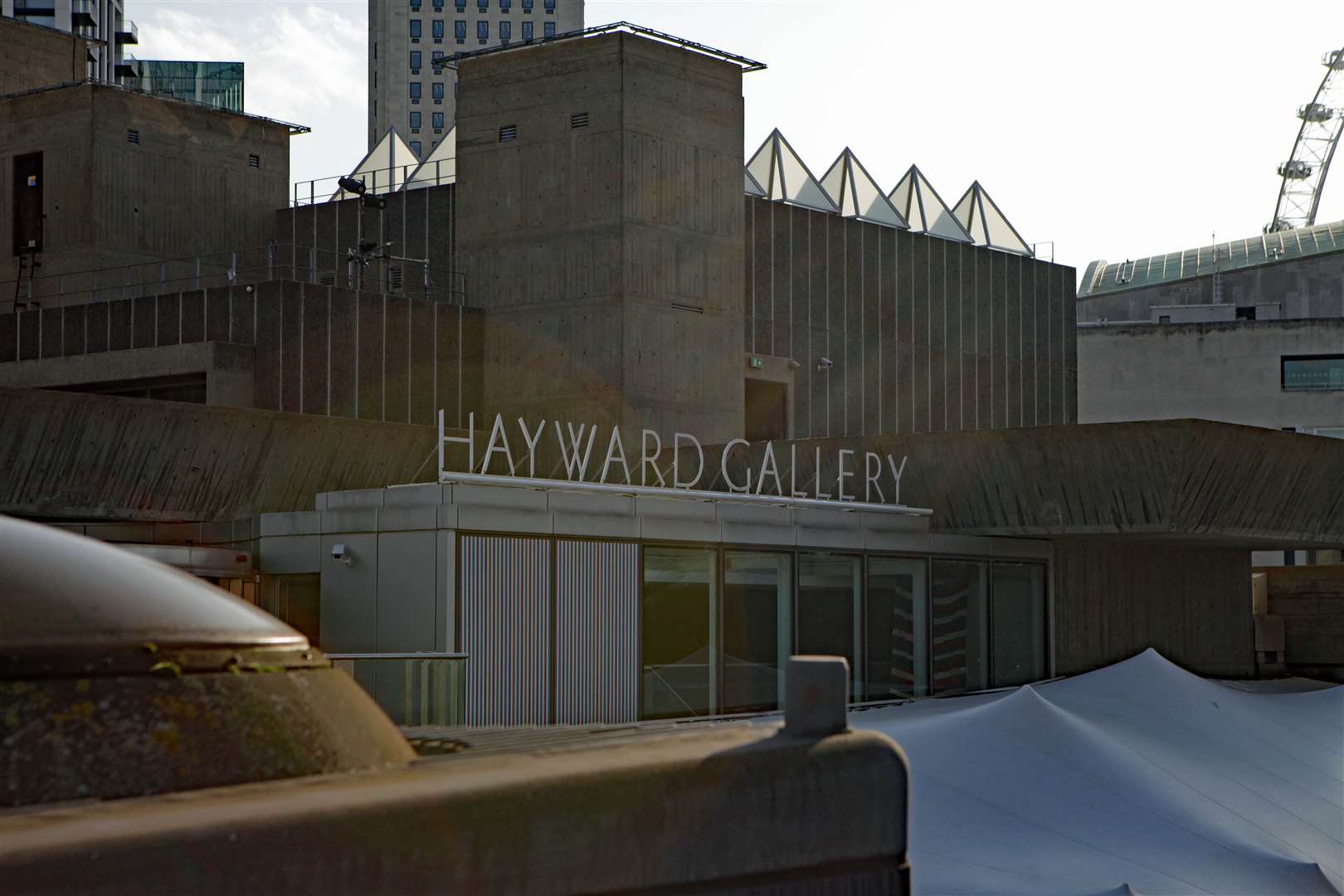 The Hayward Gallery from Waterloo Bridge (Luciana Guerra/PA)