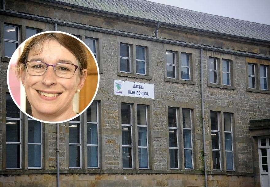 People in the Buckie area are being asked for their views on the future of local schools. Inset: Education committee chair Councillor Kathleen Robertson.