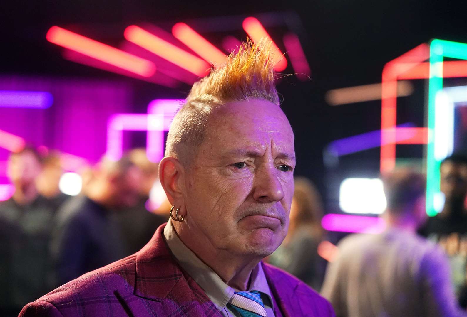 John Lydon at The Late Late Show Eurosong Special preview (Brian Lawless/PA)