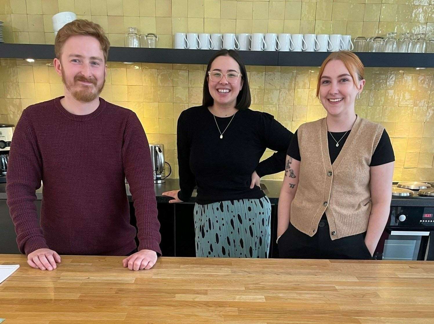 Maggie’s Aberdeen has welcomed Ryan Wilson, Annah Cargill and Libby Stainer.