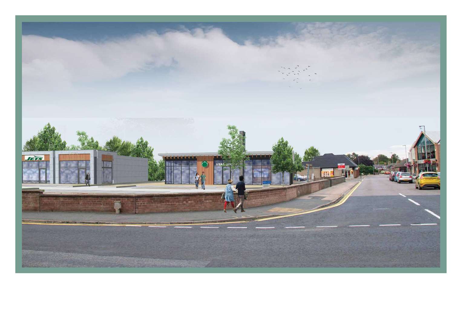 An illustrative image of the proposed new units on Burn Lane in Inverurie.