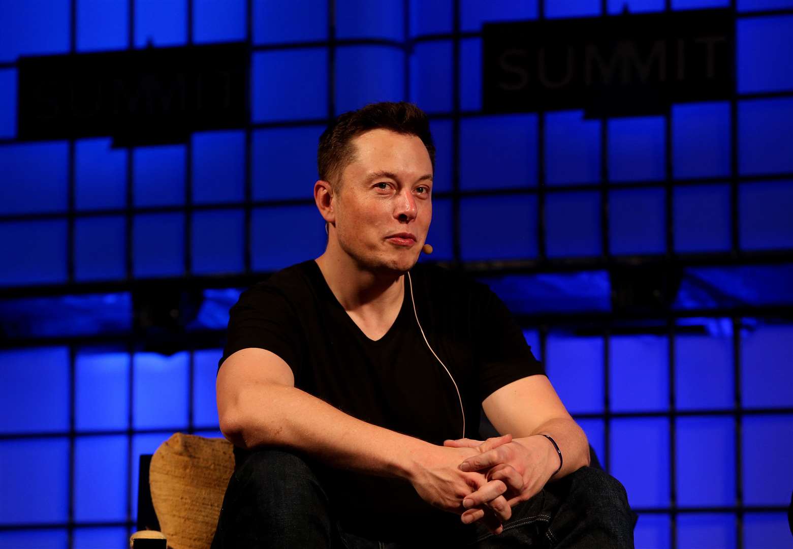 Elon Musk at the Dublin web summit (Brian Lawless/PA)
