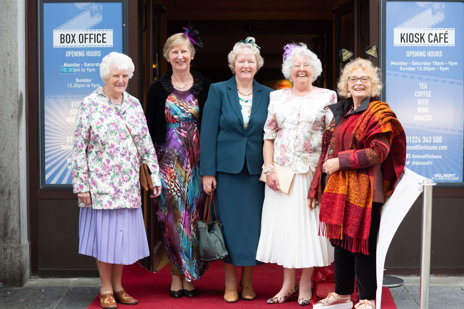 The Bothy Knitters group at the Doric Film Festival. Picture: Dean Gray