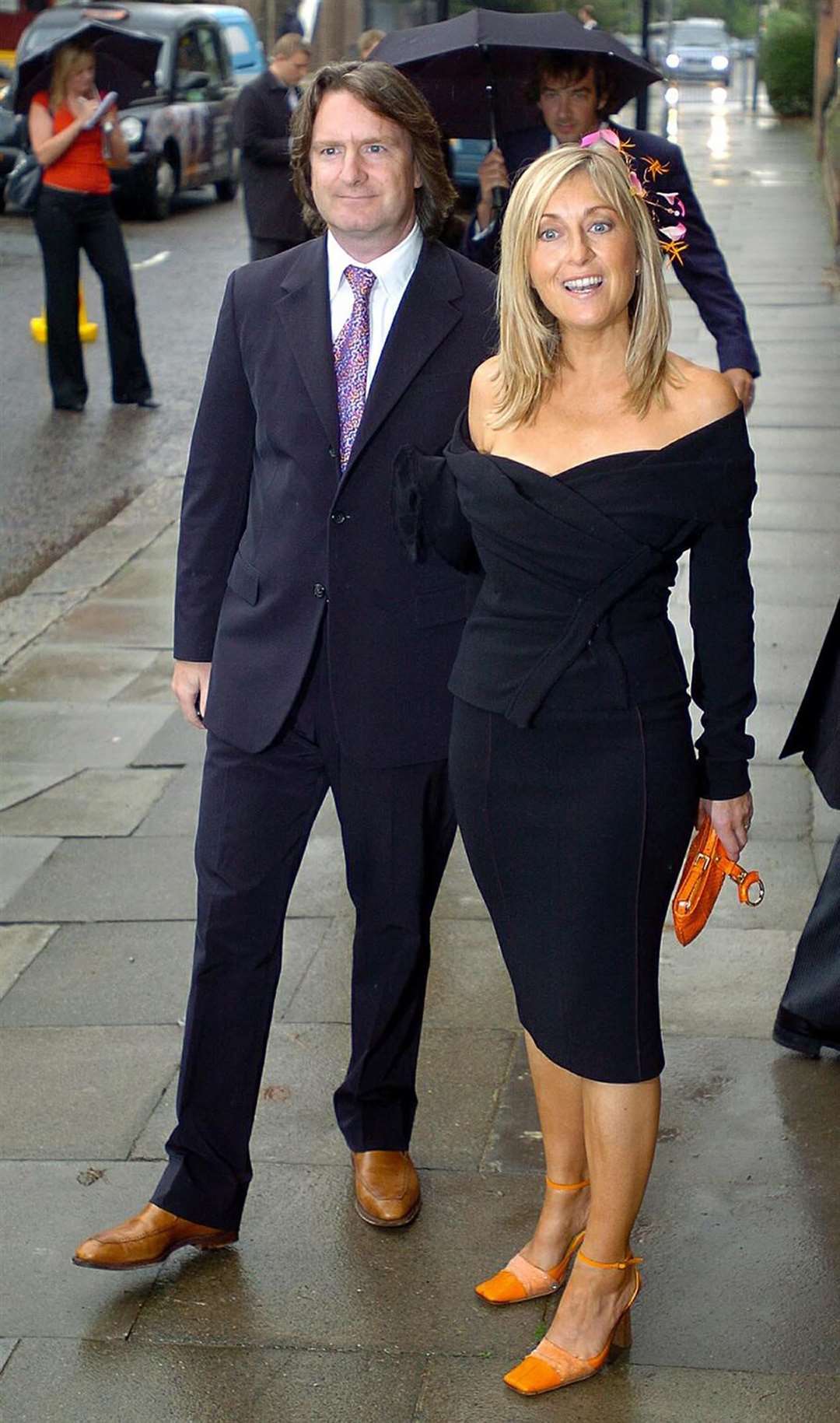 Fiona Phillips with husband Martin Frizell (Michael Stephens/PA)