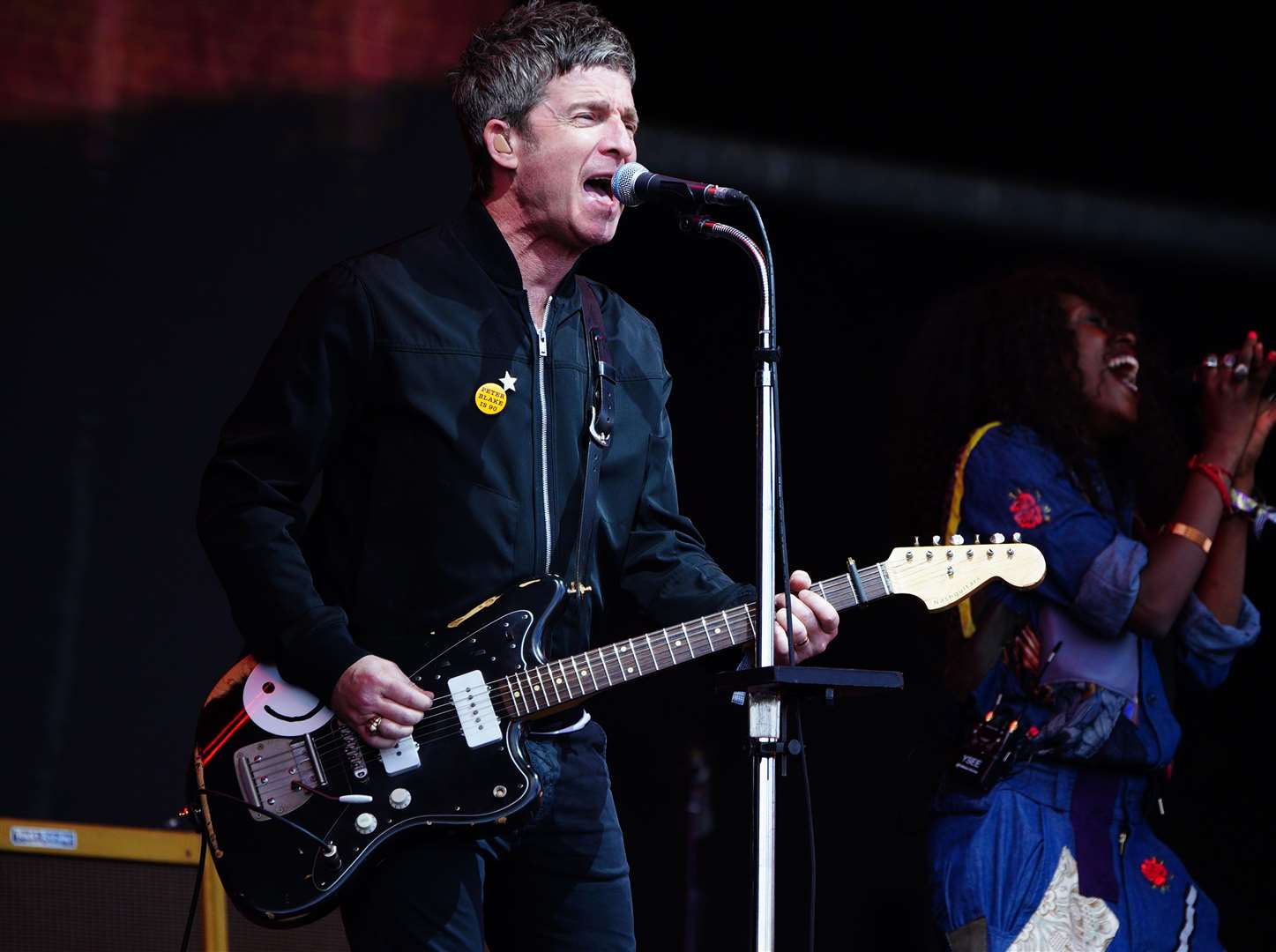 Noel Gallagher’s High Flying Birds performing at the Glastonbury Festival (Ben Birchall/PA)