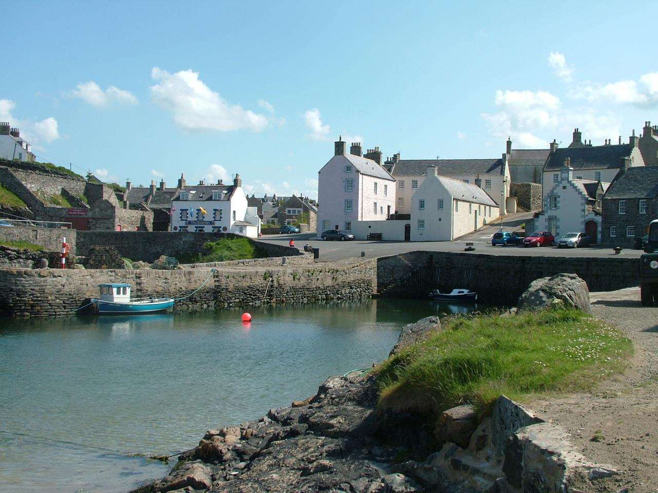 Portsoy Harbour will benefit from conservation work.