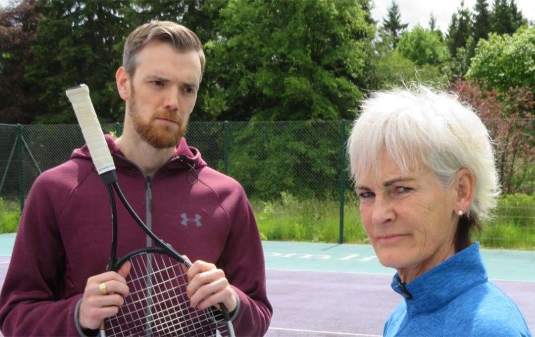 Judy Murray and son Duncan are bringing their smash hit show to the Granite City.