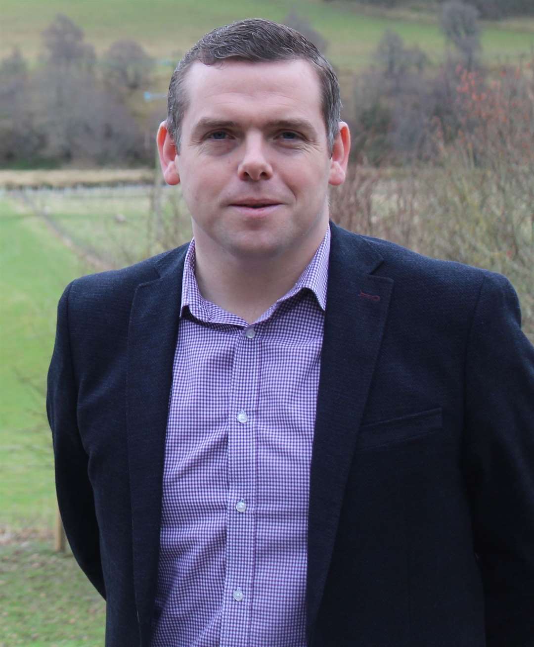 Moray MP Douglas Ross stood up for farmers on the subject of tax on plastic wrap.