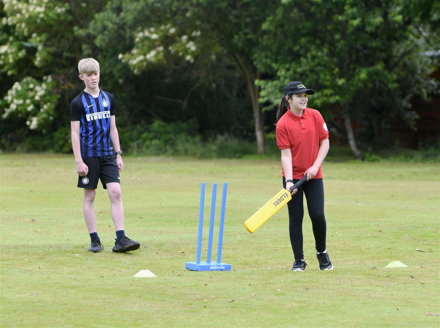 Rady for the next ball. Huntly Primary School Cricket Tournaments...Pictures: Beth Taylor.