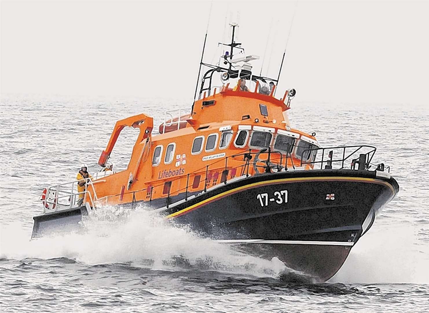 A training exercise turned into the real thing for the crew of the William Blannin.