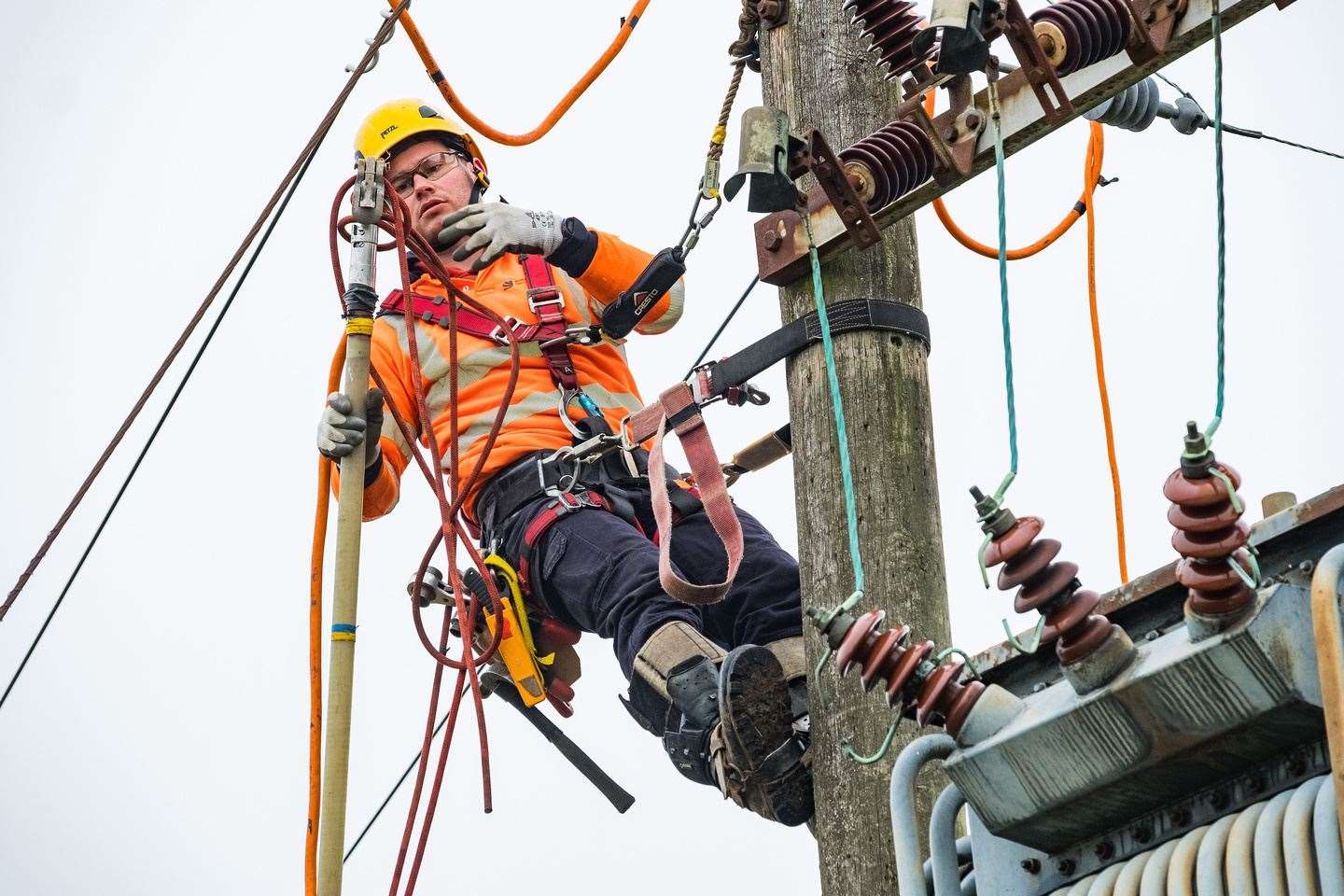 SSEN crews are battling to restore power to thousands of homes across the north-east.