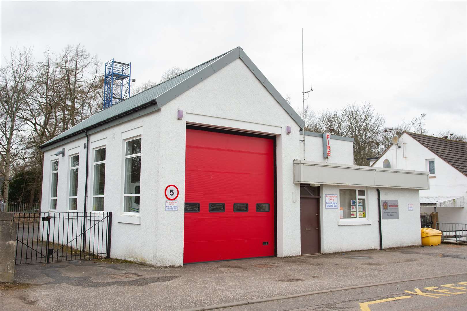 Fochabers fire station was the first in Moray to host a Menopause Café. Picture: Daniel Forsyth