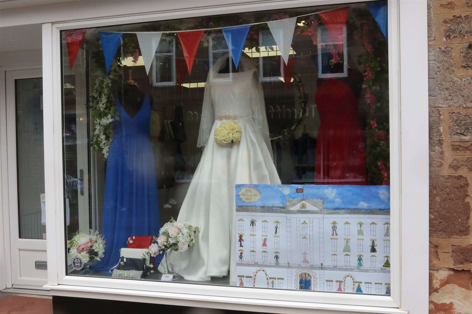 Shops including those in Turriff have taken on a coronation theme
