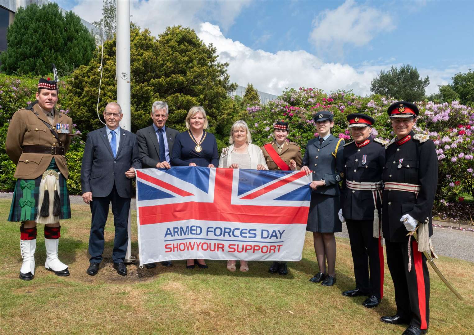 Aberdeenshire Council holds a number of events in support of the Armed Forces community.
