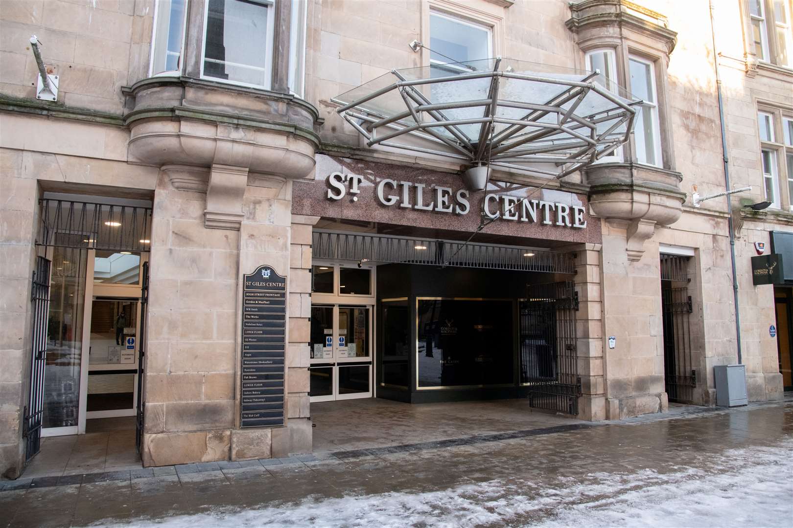 St Giles Shopping Centre, Elgin. Picture: Daniel Forsyth.
