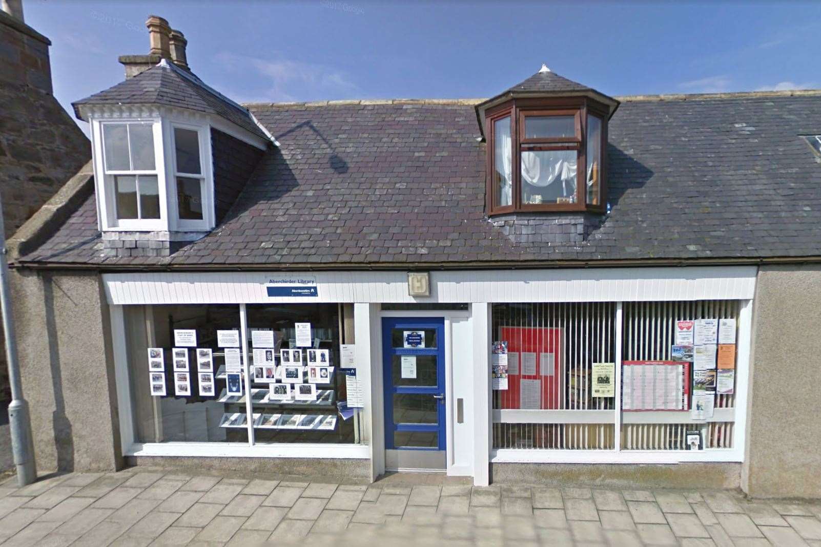 The former Aberchirder Library is one of several sites which could be disposed of by Aberdeenshire Council.