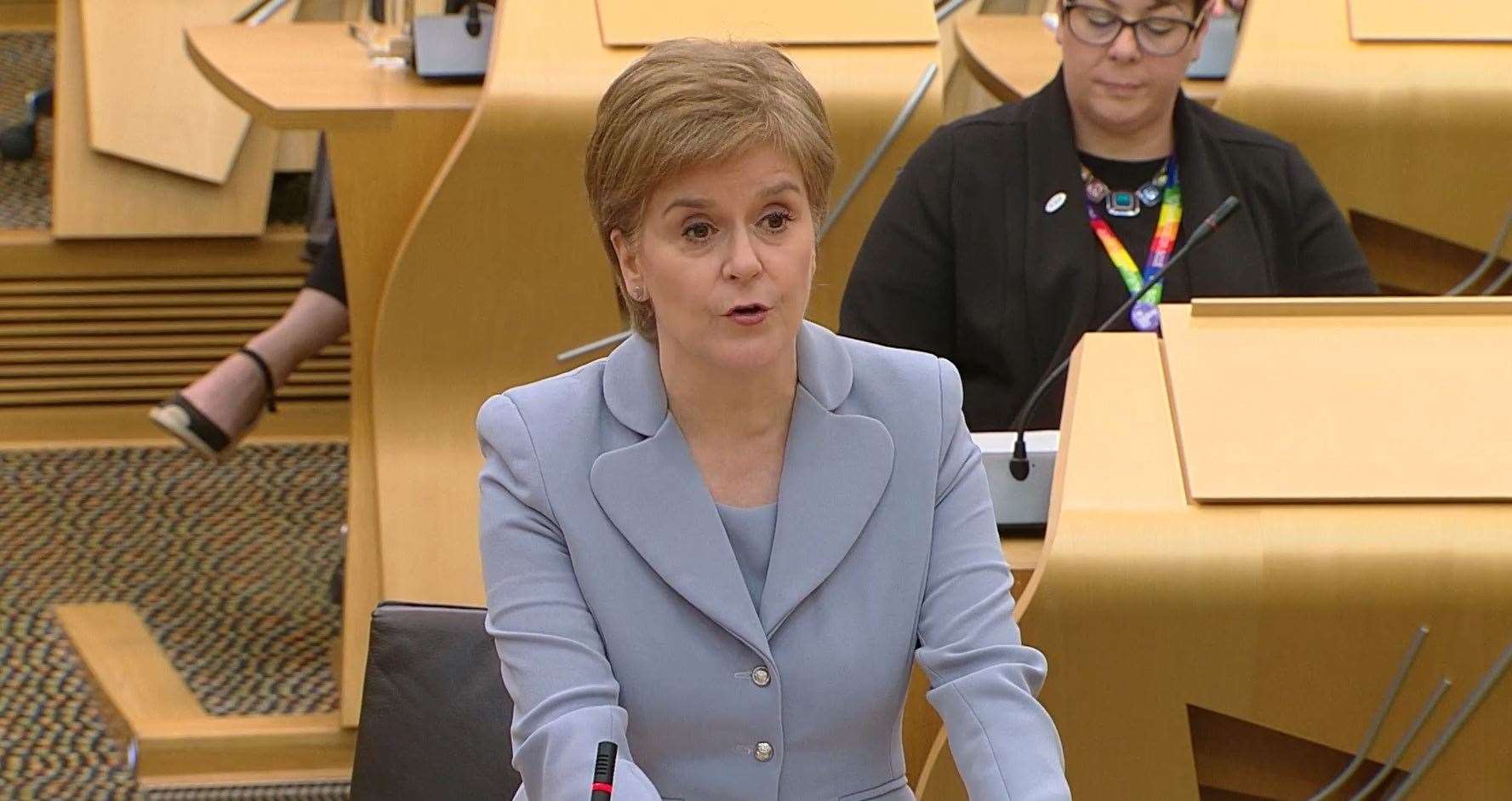The First Minister addressed a second independence referendum