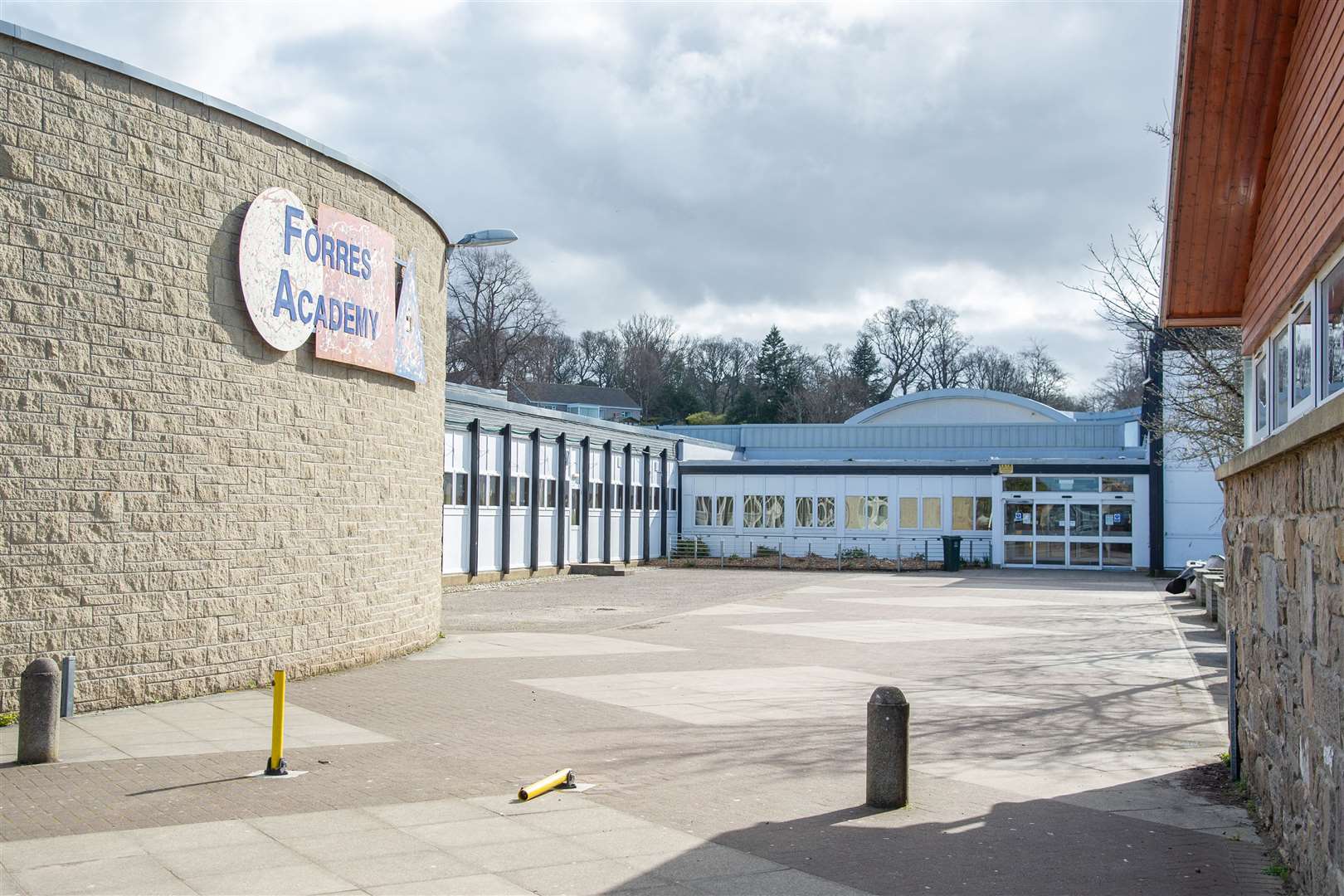 Forres Academy is among several schools in Moray that have fallen below the required standard but Moray Council has been successful in securing funding for a new school building. Picture: Daniel Forsyth