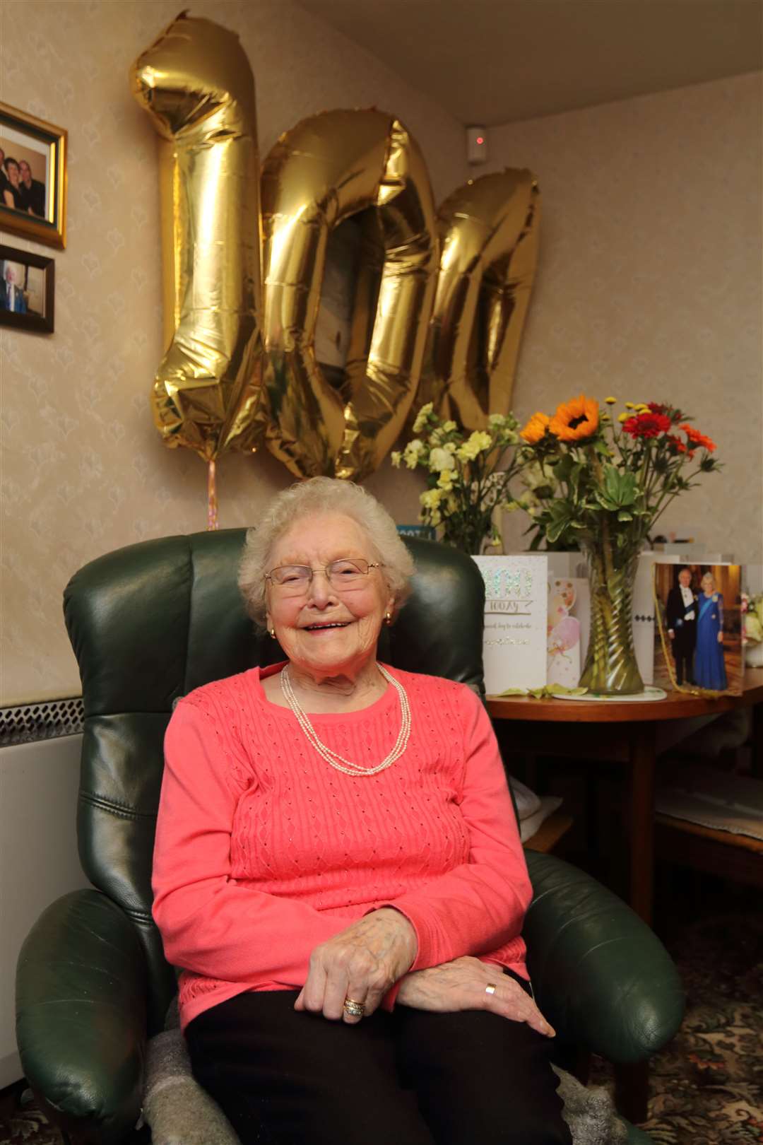 Mima Still celebrated her 100th birthday at her home in New Pitsligo. Picture: David Porter