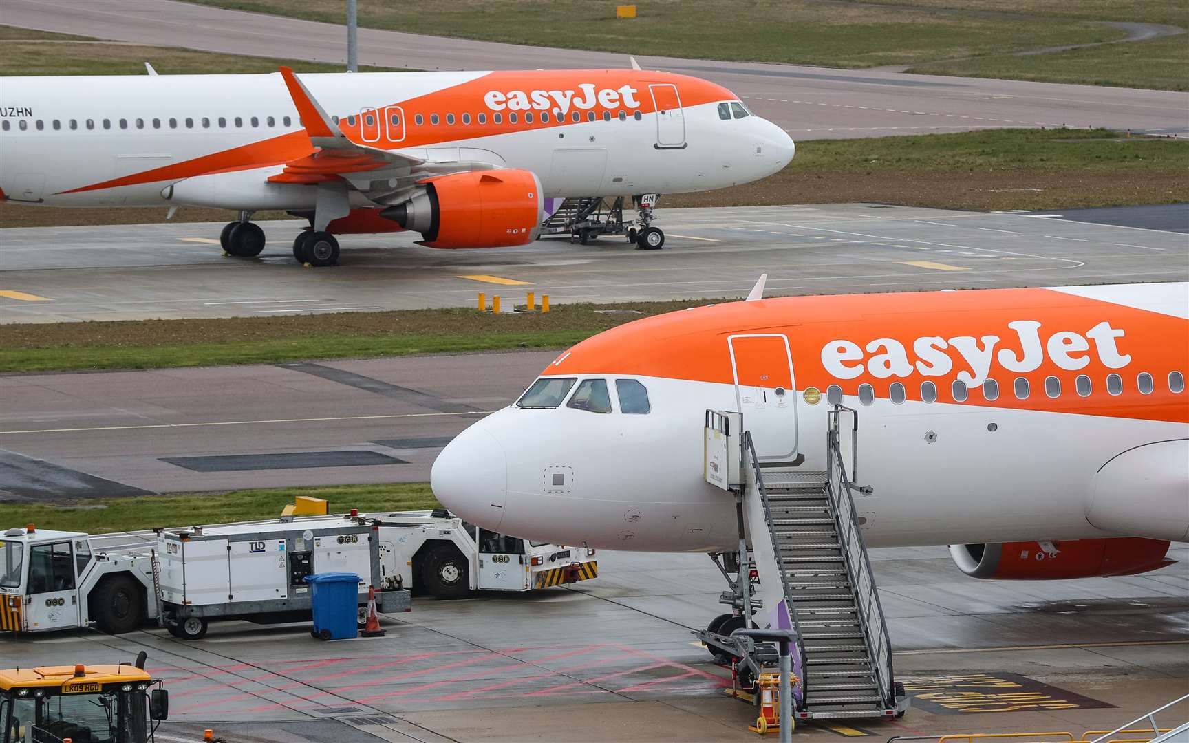 EasyJet said it will retain flexibility to allow it to ramp capacity back up quickly (PA)