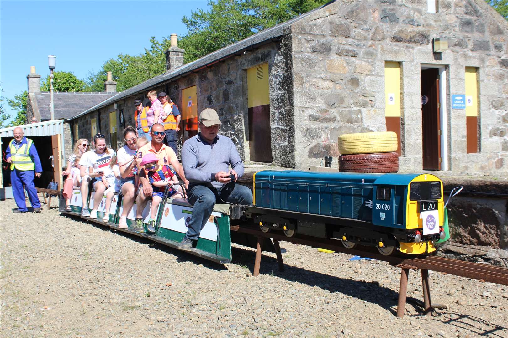 The passenger carrying miniature railway will be operational this weekend. Picture: Kyle Ritchie