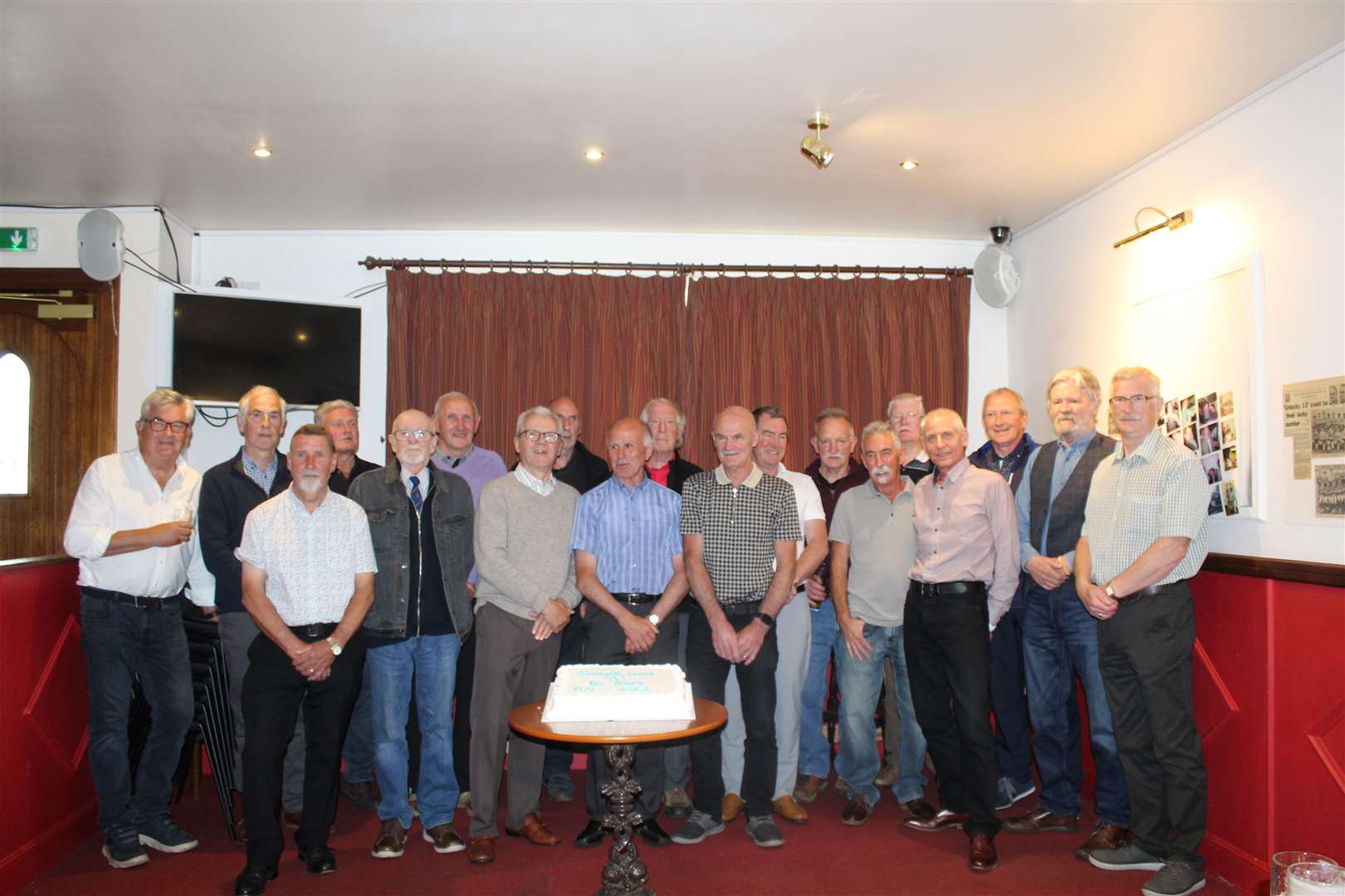 Members of Loco's A met at the Black Bull for the 50th anniversary. Picture: Griselda McGregor