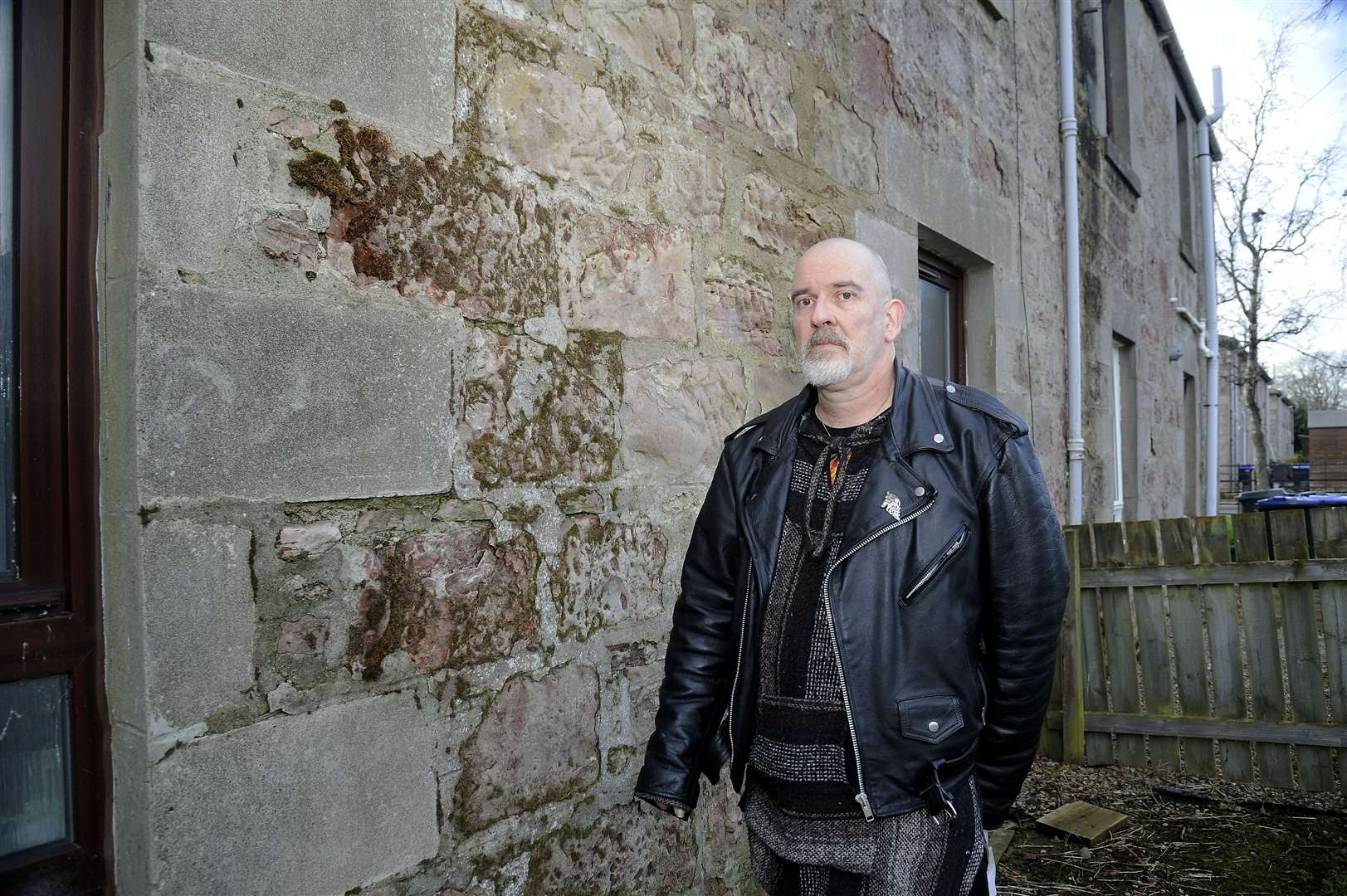 Stuart Bowie has been re-housed after seven years of battling to have leaks and dampness in his home dealt with by Aberdeenshire Council. Picture: Becky Saunderson.