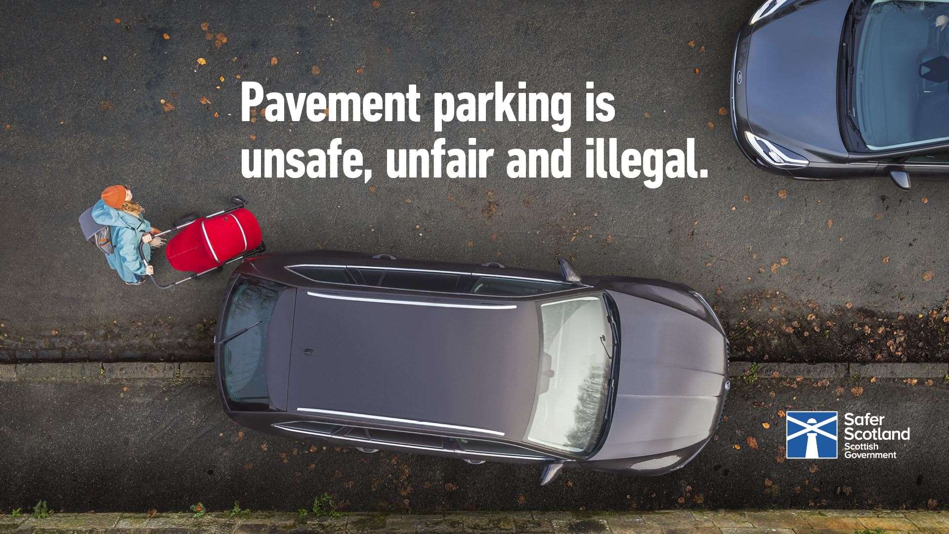 A ban on pavement parking starts on Monday.