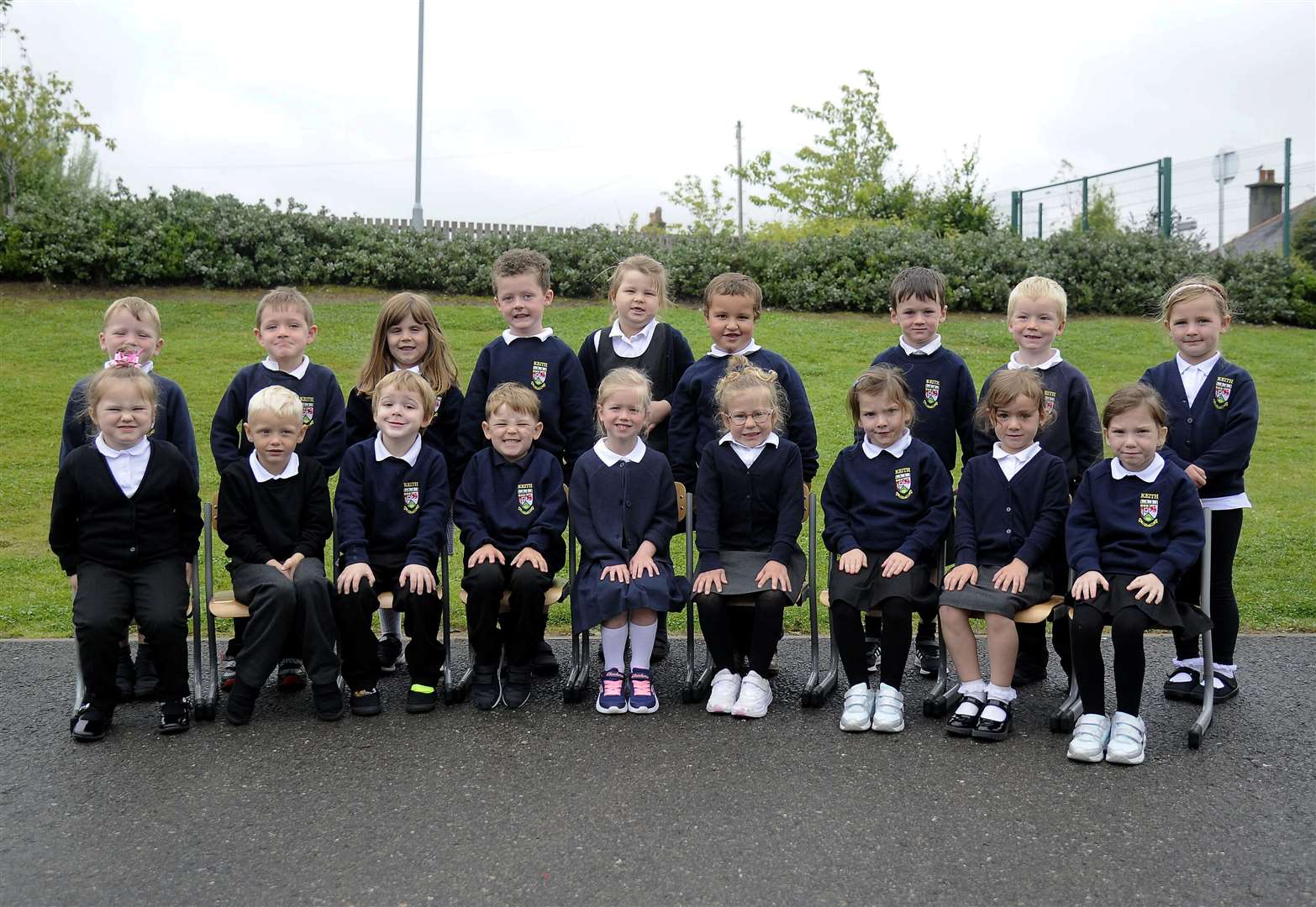 Happy smiling faces at Keith Primary School. Picture: Becky Saunderson