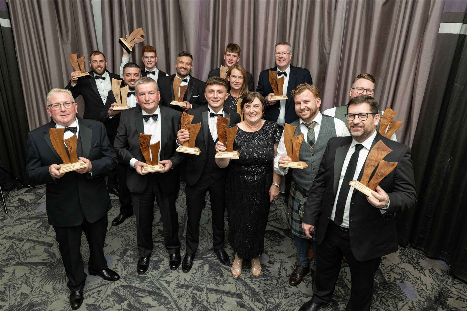 Winners at this year's Trades Awards in Aberdeen.