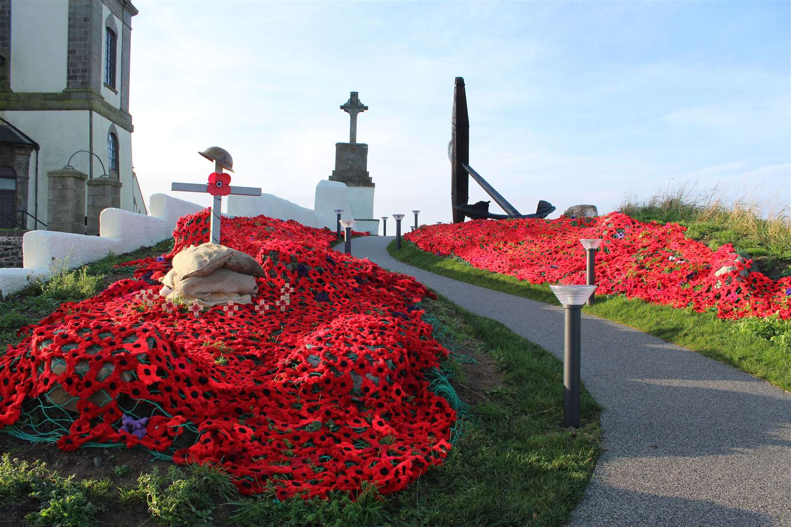 Organisers of the Macduff Poppy Display have made an appeal to knitters and crocheters. Picture: Kyle Ritchie