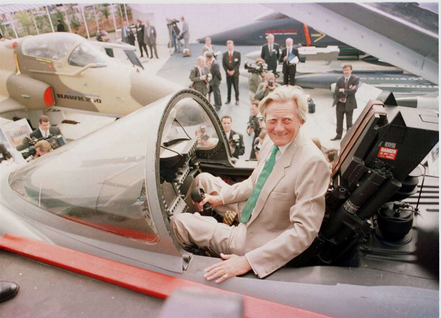 Deputy prime minister Michael Heseltine in 1996 (Paul Jarrett/PA)