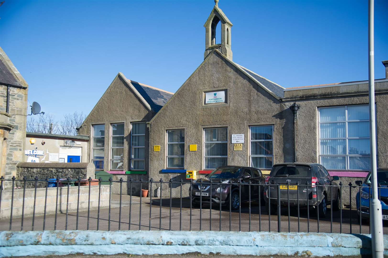 Portgordon Primary School was described as "friendly, warm and welcoming" by inspectors.