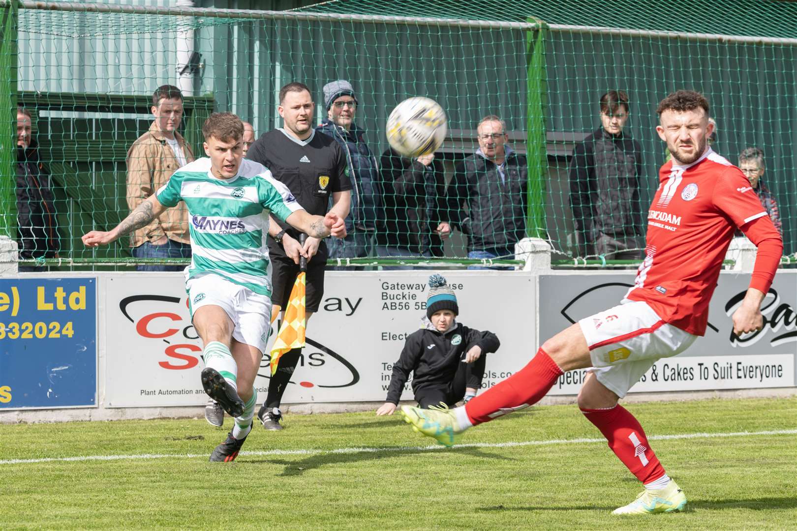 Buckie's Joe McCabe netted twice in the Scottish Cup win at Tayport. Picture: Beth Taylor