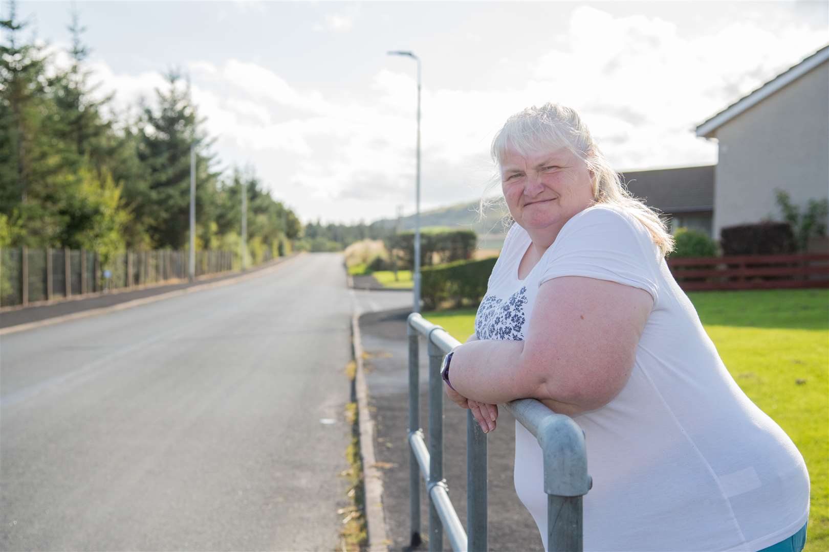 Linda Barclay relies on the bus to access her Banff Day Centre sessions...Picture: Daniel Forsyth