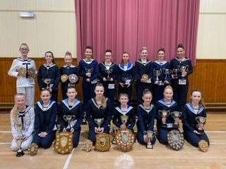 Afternoon winners at the Aberlour Highland Dancing Festival.