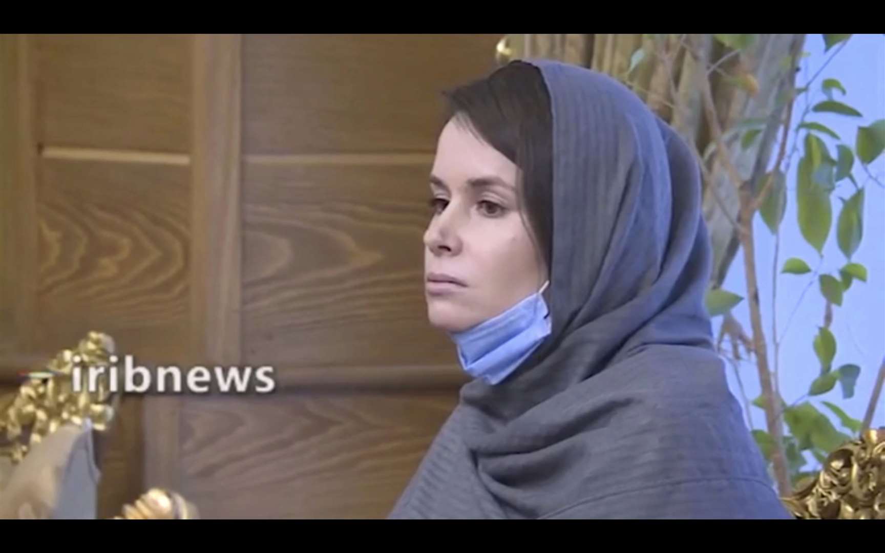 British-Australian academic Kylie Moore-Gilbert is seen in Tehran, Iran (Iranian State Television via AP)