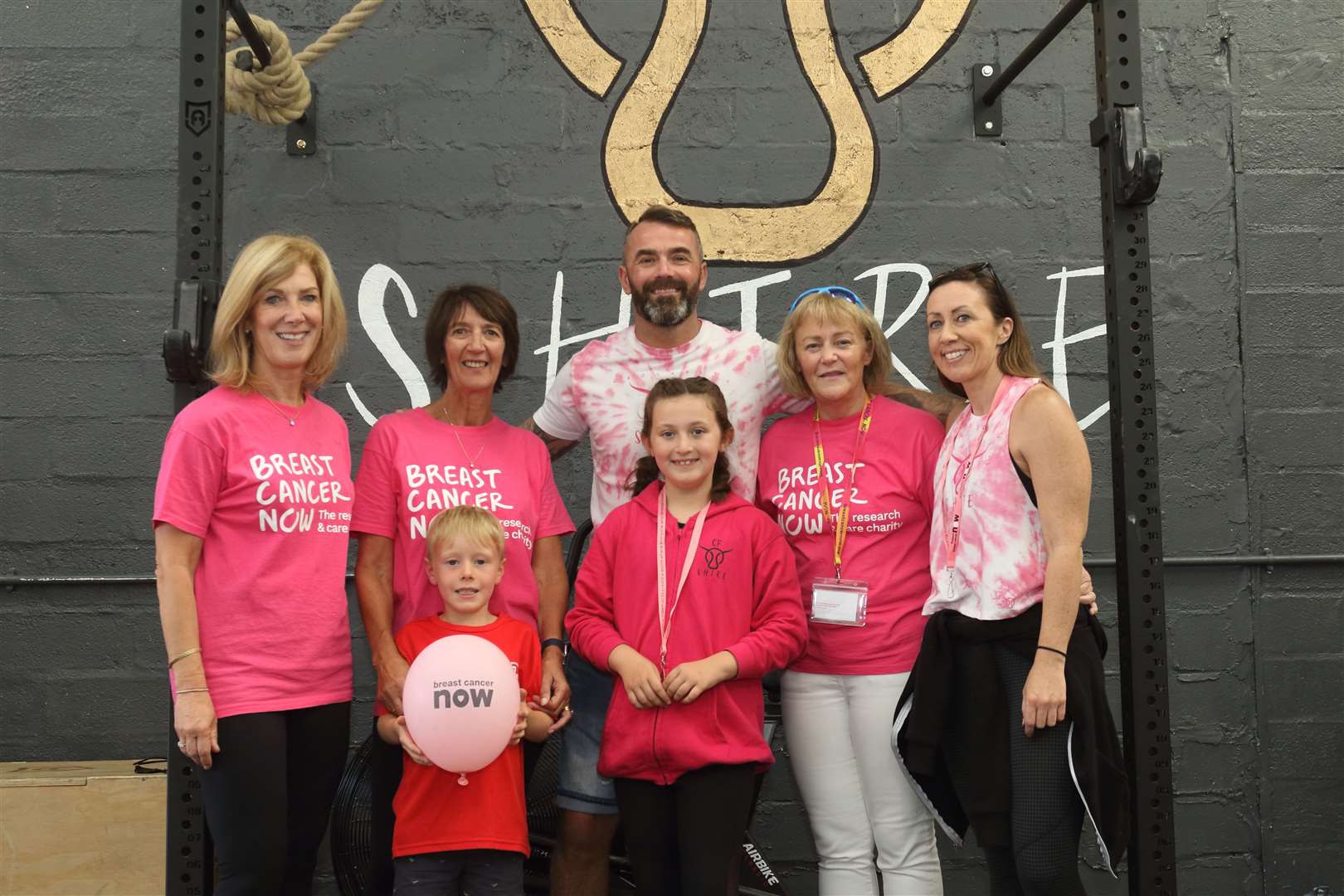 Breast Cancer Now fundraiser at Crossfit Shire. Picture: David Porter