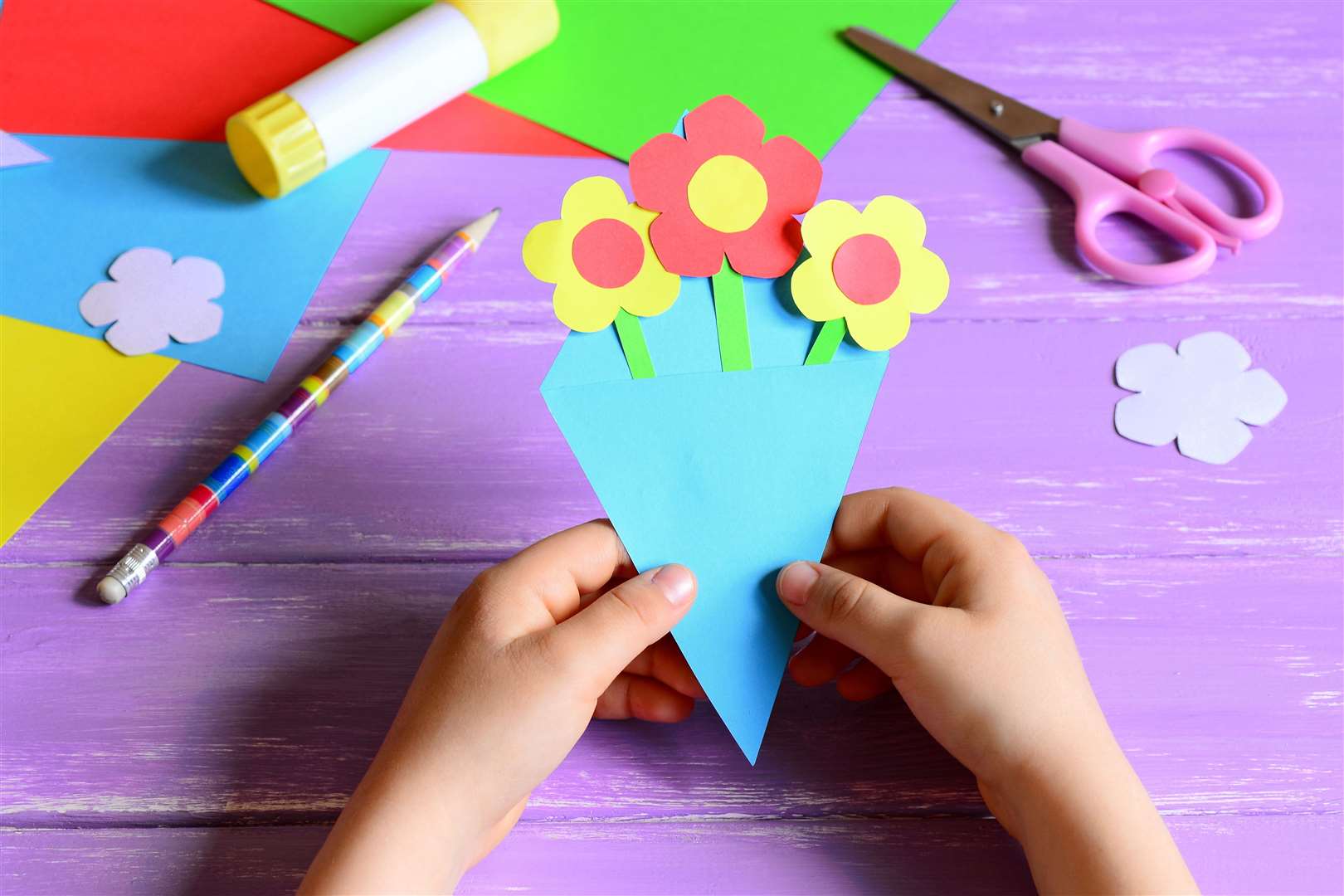 Why not try some paper crafts with the kids during the lockdown/