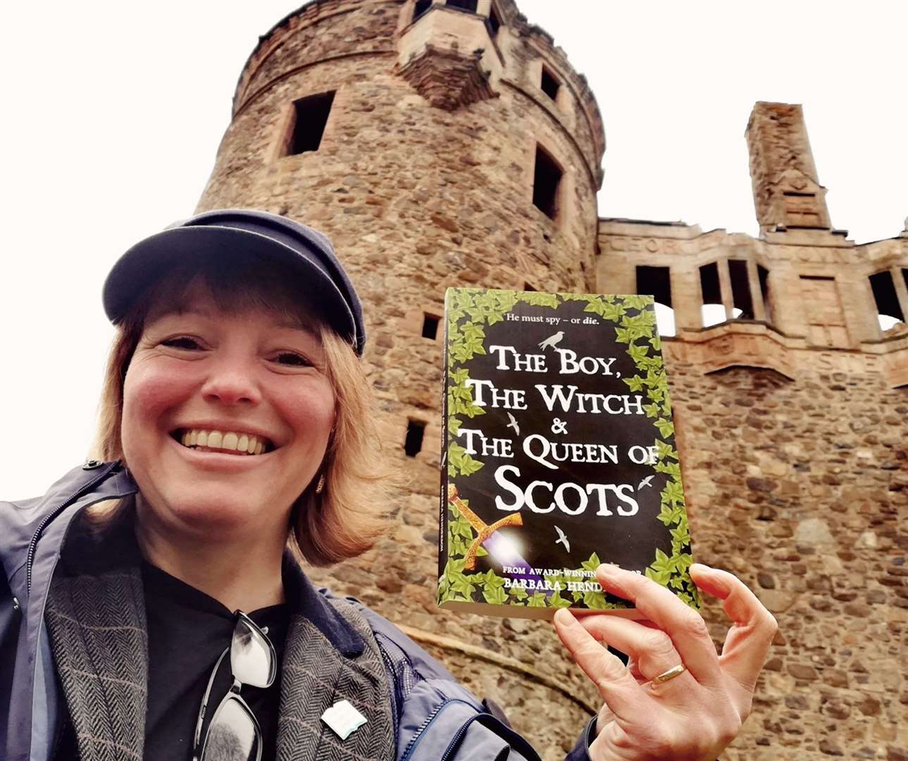 Barbara Henderson launched her book at an event at Huntly Castle.
