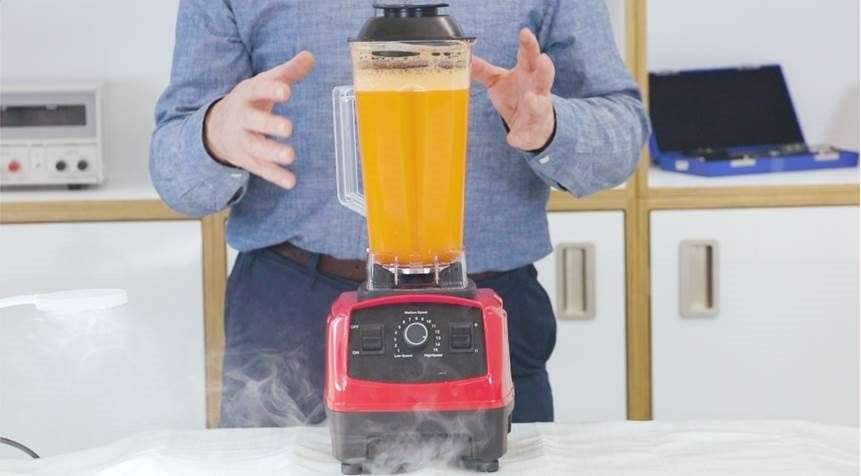 The blender found by Electrical Safety First to emit smoke shortly after it was switched on (Electrical Safety First/PA)