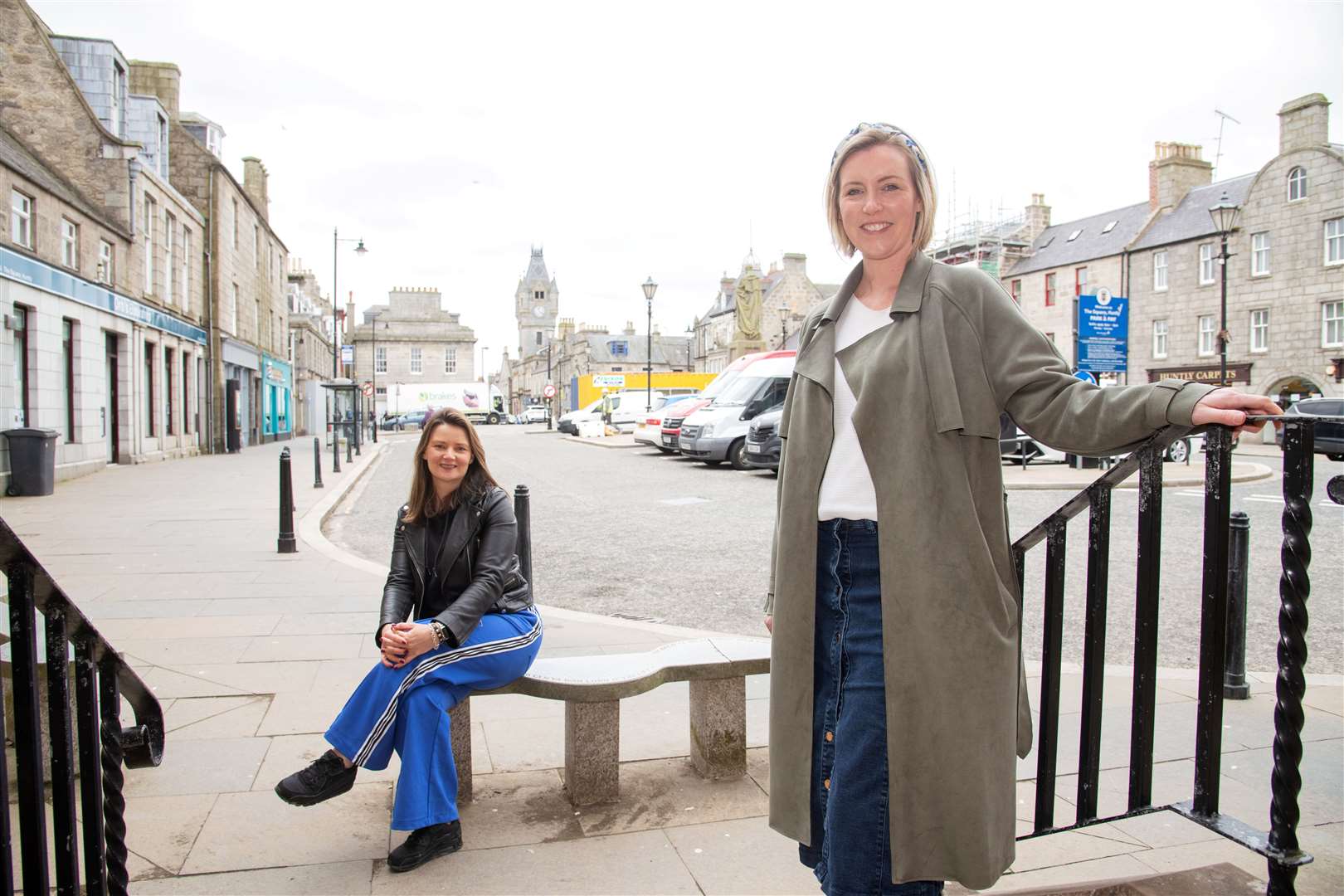 Kay Thomson, from the Foggie Neuk, is taking over from Laura McNeil (left) as the new organiser of the Huntly Hairst...Picture: Daniel Forsyth..