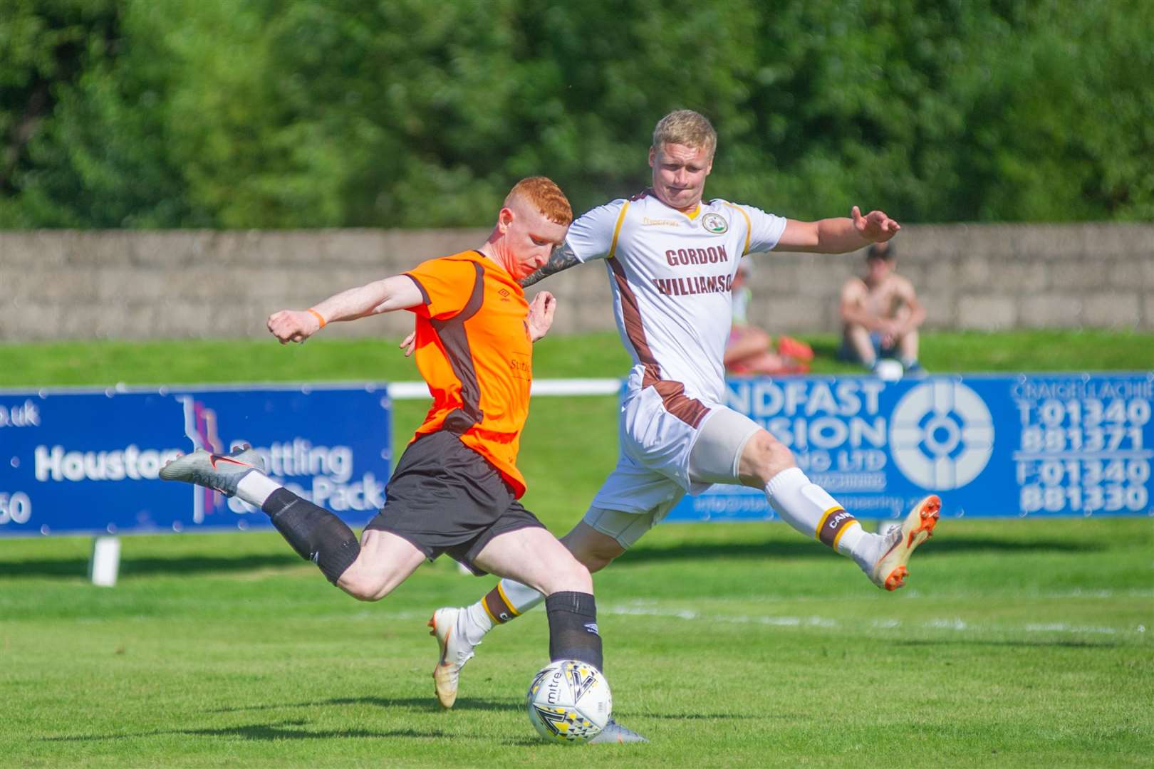 Two goals for Rothes' Aidan Wilson. Picture: Daniel Forsyth.