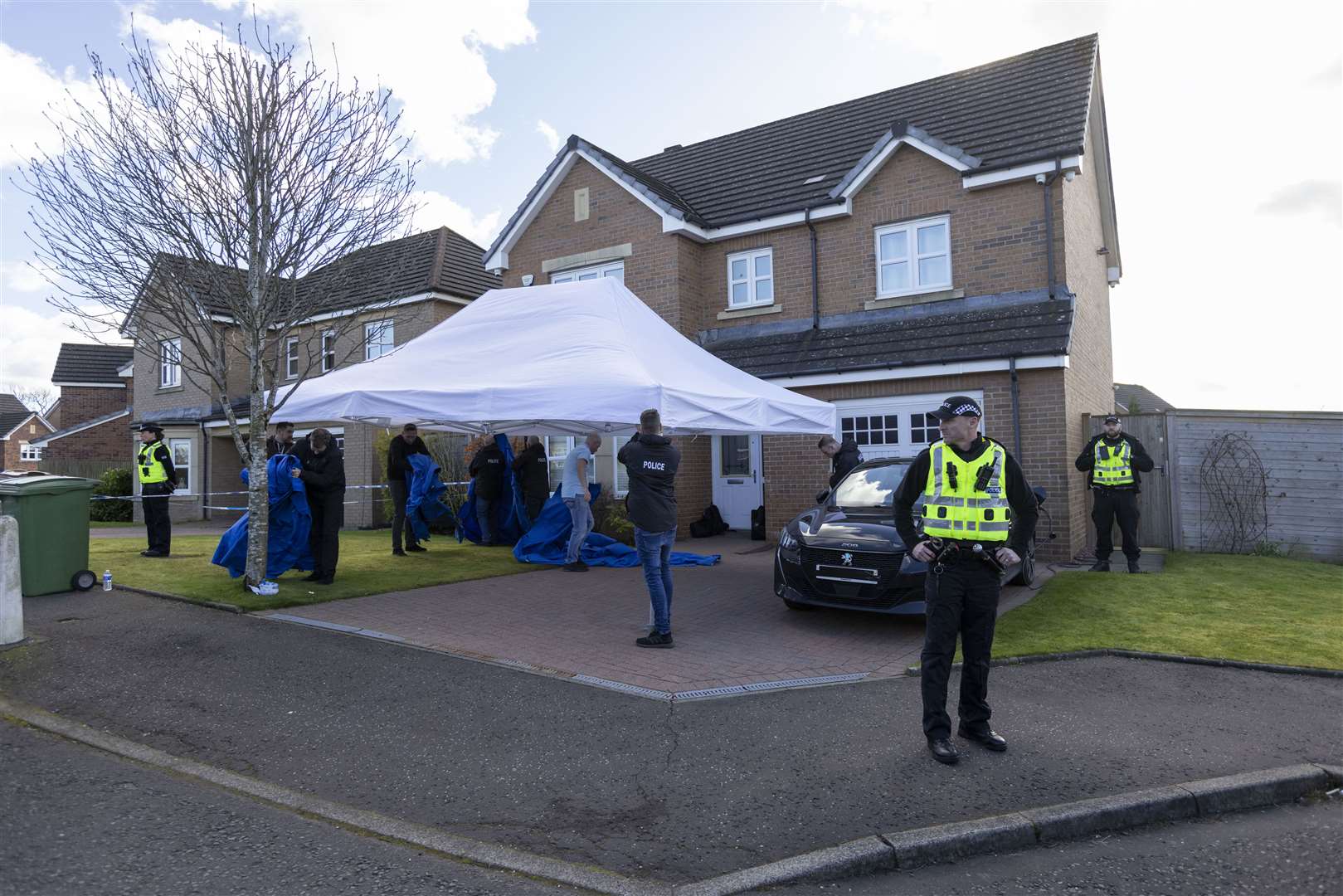 Police searched Nicola Sturgeon and Peter Murrell’s home last week (Robert Perry/PA)