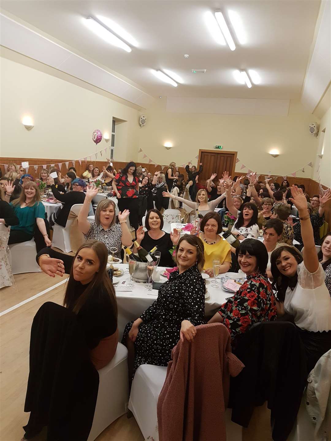 Heather Stephen's prosecco day attracted more than 100 women to Boharm Public Hall.