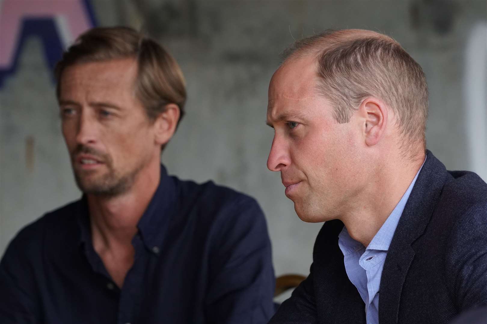 Peter Crouch and William have met a number of times in recent years (Kirsty O’Connor/PA)