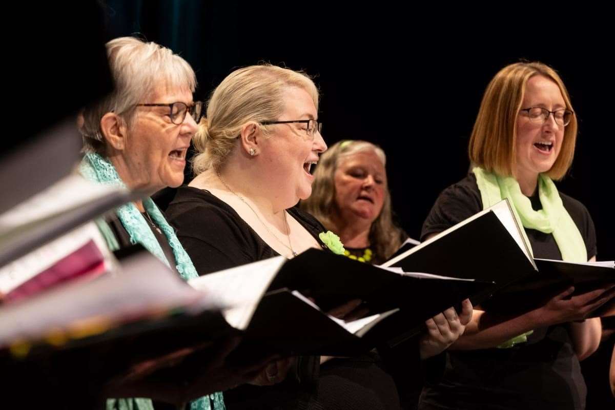 Community Choir mixes creativity and fun.