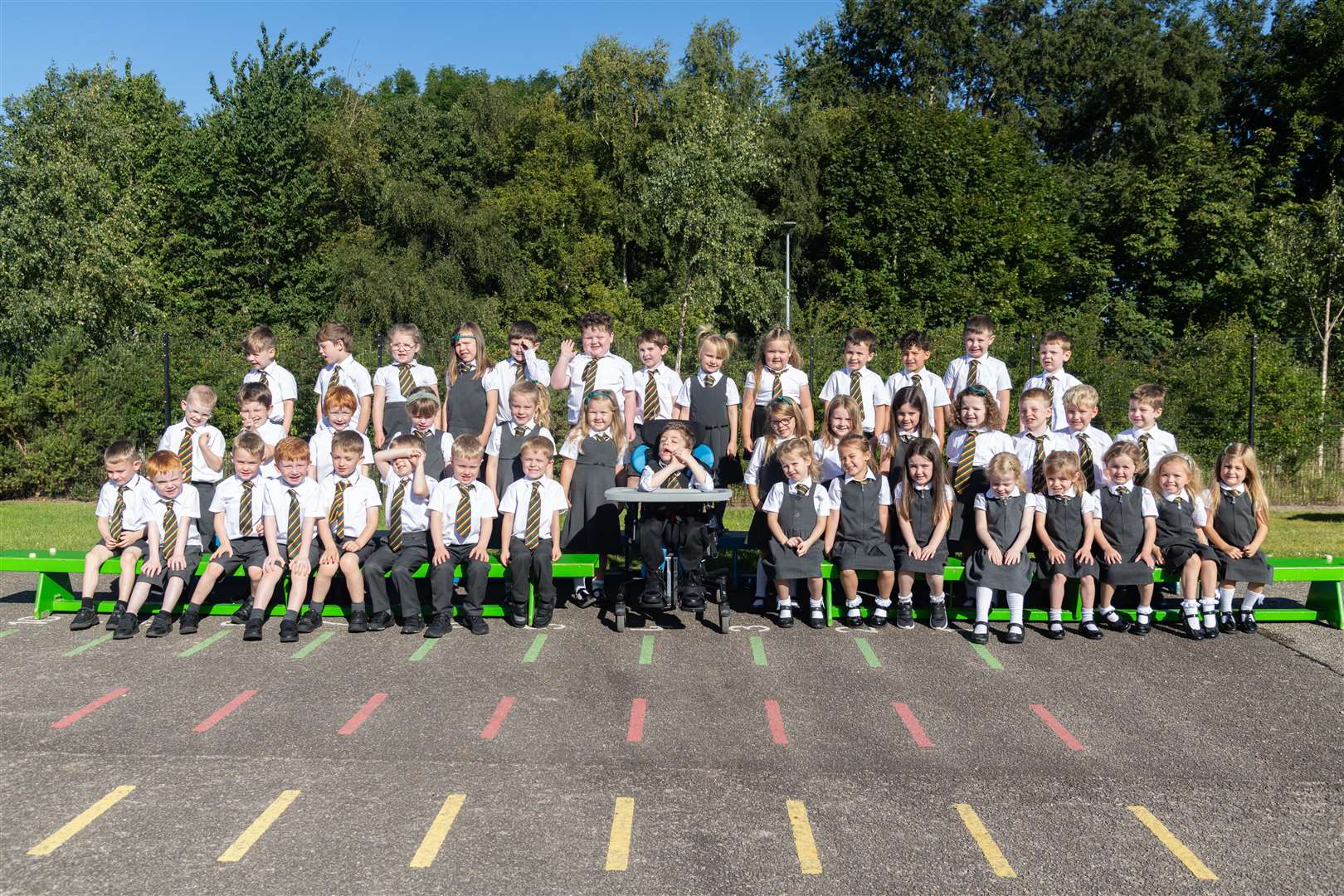 Greenwards Primary School Primary 1 2023. Picture: Beth Taylor