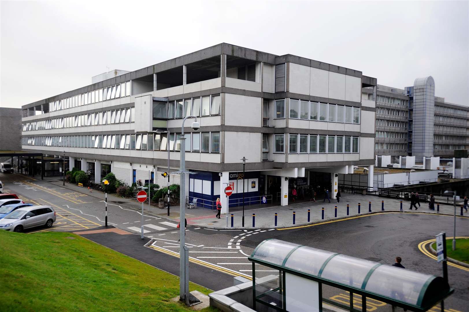 Aberdeen Royal Infirmary is being inundated with cases.