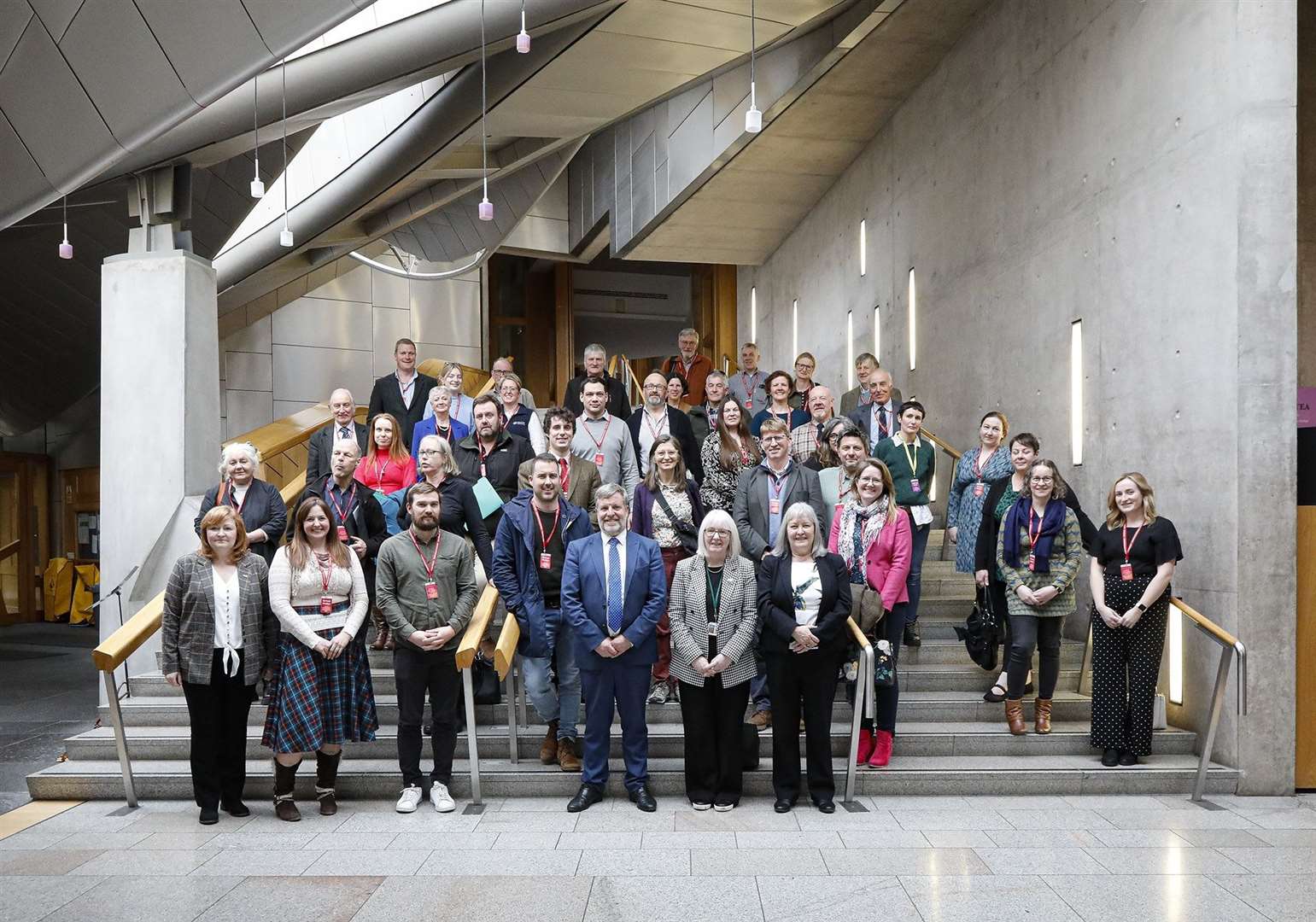Finlay Carson MSP, Convener of the Rural Affairs and Islands Committee welcomes stakeholders to a participation event as part of the Committee's scrutiny the Agriculture and Rural Communities (Scotland) Bill. 19 February 2024. Pic - Andrew Cowan/Scottish Parliament